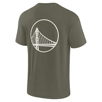 Unisex Fanatics Olive Golden State Warriors Elements Super Soft Short Sleeve T-Shirt