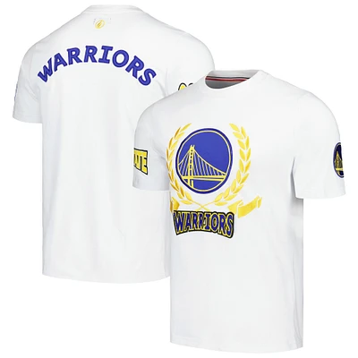 T-shirt unisexe FISLL blanc Golden State Warriors Heritage Crest