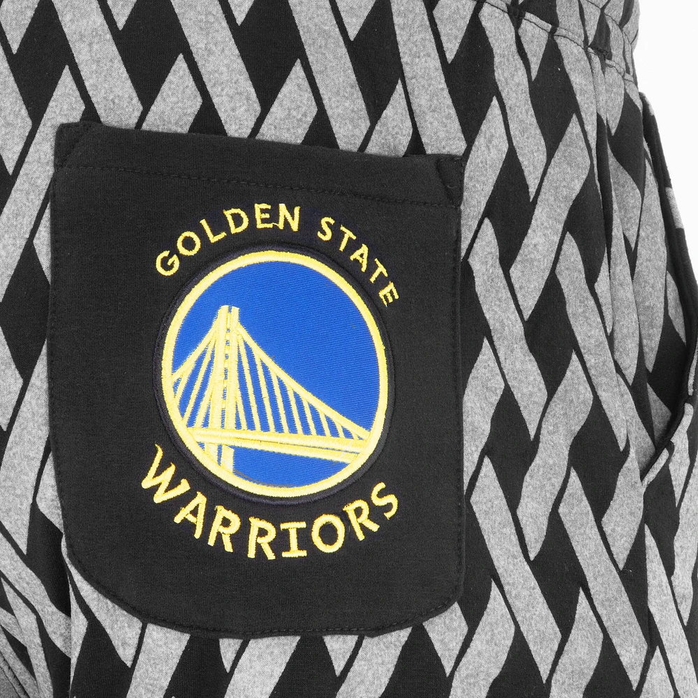 Unisex FISLL x Benny Gold Black Golden State Warriors Statement Edition Splash Net Jogger Pants