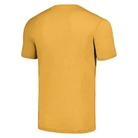 Unisex Homage Stephen Curry Gold Golden State Warriors SkyBox Player Tri-Blend T-Shirt