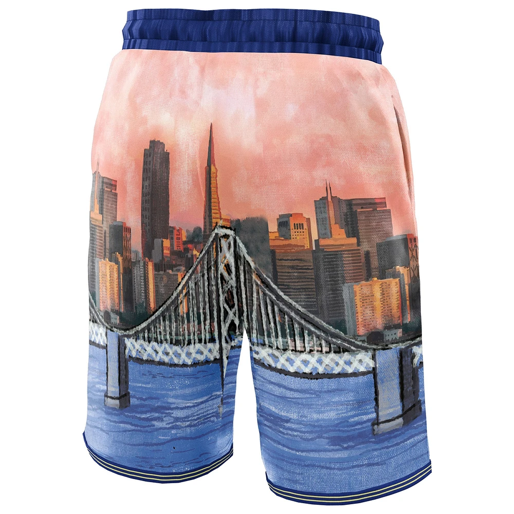 Unisex NBA & KidSuper Studios by Fanatics Royal Golden State Warriors Hometown Shorts