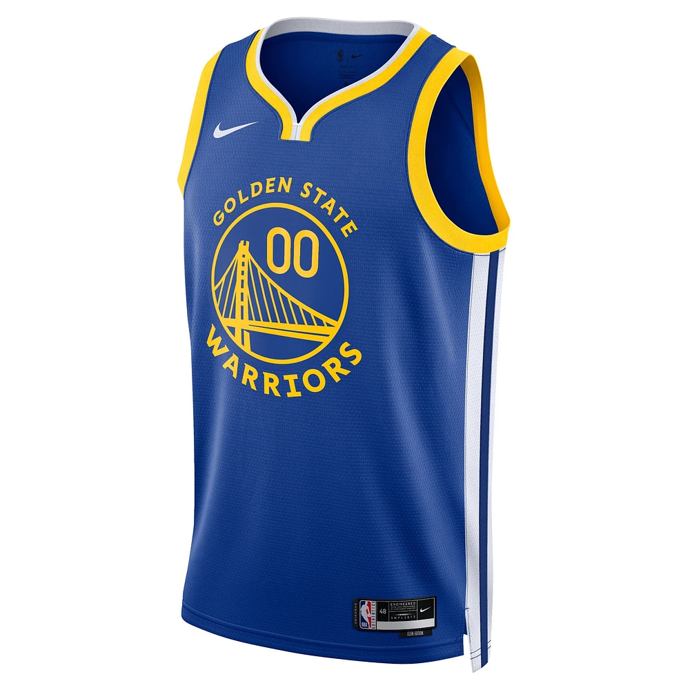 Unisex Nike Royal Golden State Warriors Custom Swingman Jersey - Icon Edition