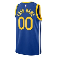 Unisex Nike Royal Golden State Warriors Custom Swingman Jersey - Icon Edition