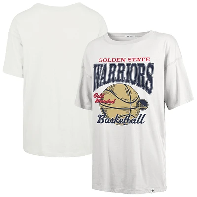 T-shirt blanc pour femme « 47 Golden State Warriors City Edition Down Court Sadie