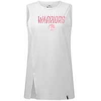 Women's Levelwear  White Golden State Warriors Mother's Day Influx Floral Tank Top