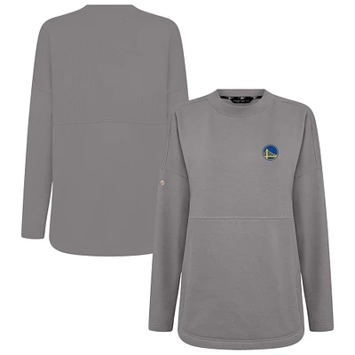 Sweat-shirt gris pour femme Levelwear Beaudry des Golden State Warriors