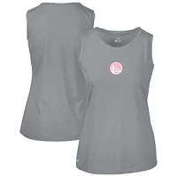 Women's Levelwear  Gray Golden State Warriors Mother's Day Macy Core Logo Tank Top