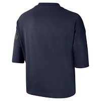 Women's Nike Navy Golden State Warriors 2024/25 City Edition Courtside Boxy T-Shirt