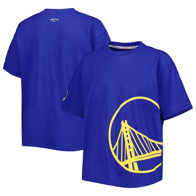 Tommy Jeans - T-shirt Golden State Warriors Bianca pour femme Royal