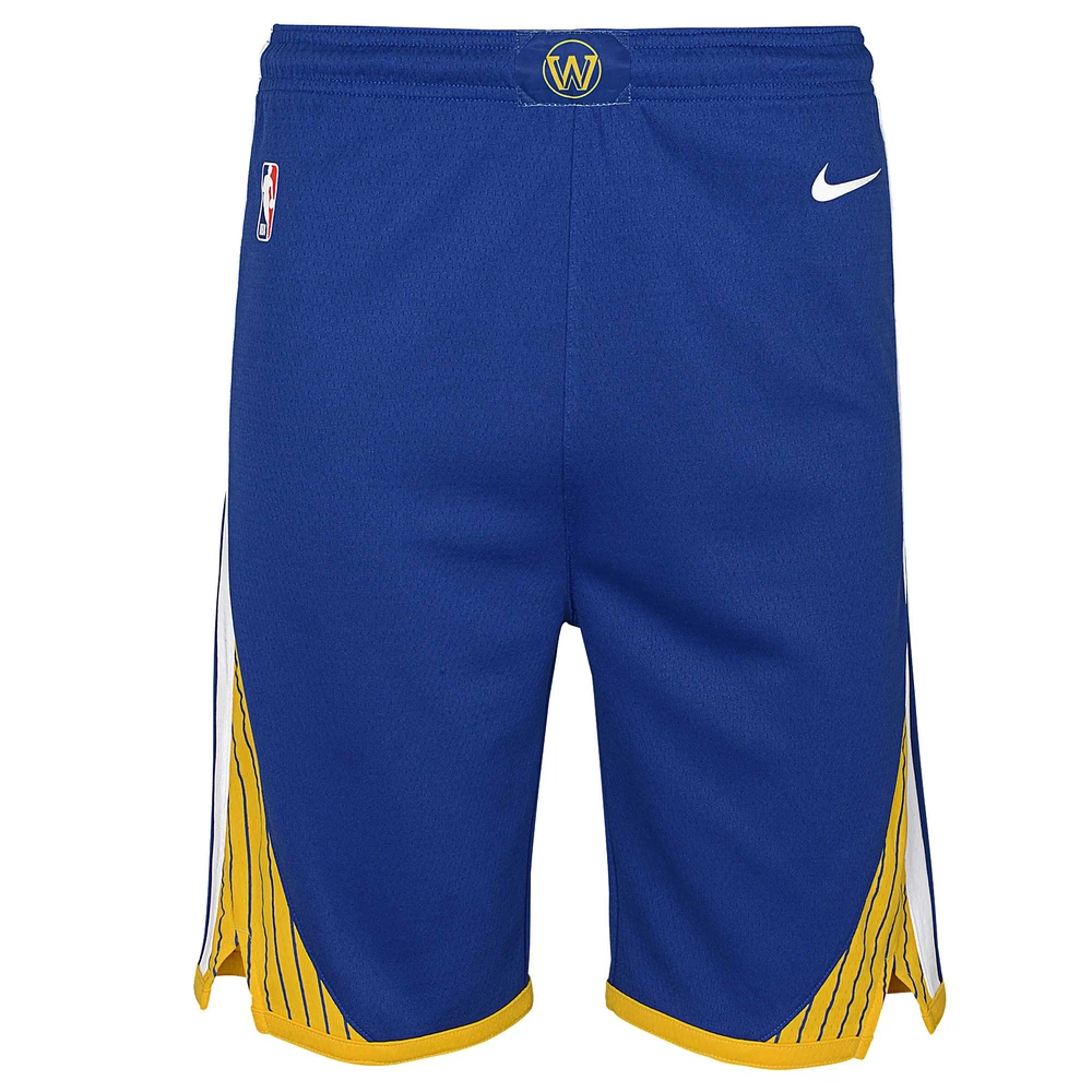 Youth Nike Royal Golden State Warriors Swingman Icon Edition Shorts