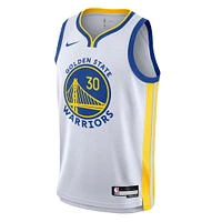 Youth Nike Stephen Curry White Golden State Warriors Swingman Jersey - Association Edition