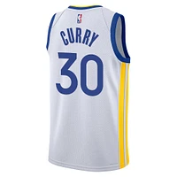 Youth Nike Stephen Curry White Golden State Warriors Swingman Jersey - Association Edition