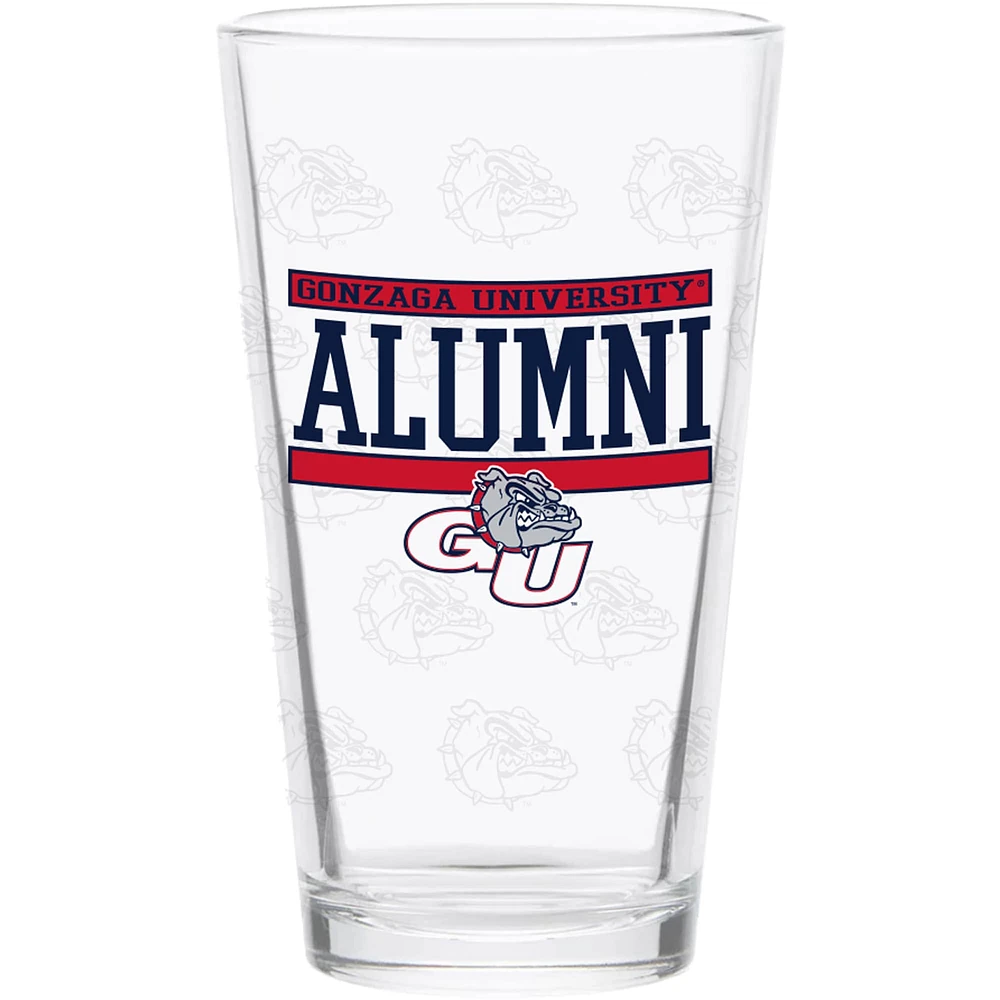 Bouledogues Gonzaga 16oz. Verre de pinte de répétition des anciens