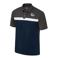 Men's Colosseum Charcoal Gonzaga Bulldogs Two Yutes Polo