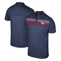 Men's Colosseum Navy Gonzaga Bulldogs Langmore Polo