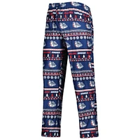 Men's Concepts Sport Navy Gonzaga Bulldogs Swivel Long Sleeve T-Shirt & Pants Sleep Set
