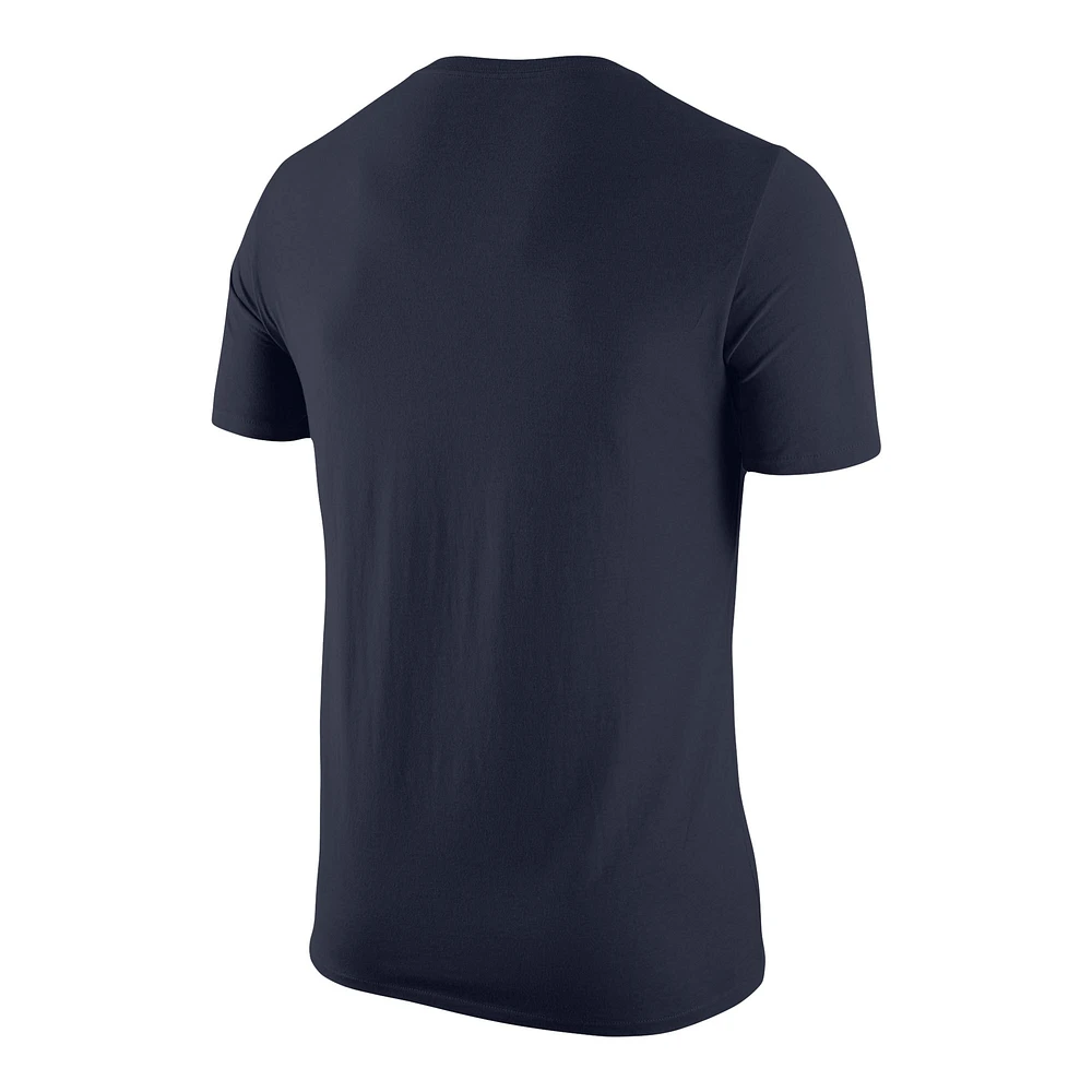 Men's Nike Navy Gonzaga Bulldogs Basketball Logo T-Shirt