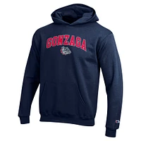 Youth Champion Navy Gonzaga Bulldogs Campus Pullover Hoodie