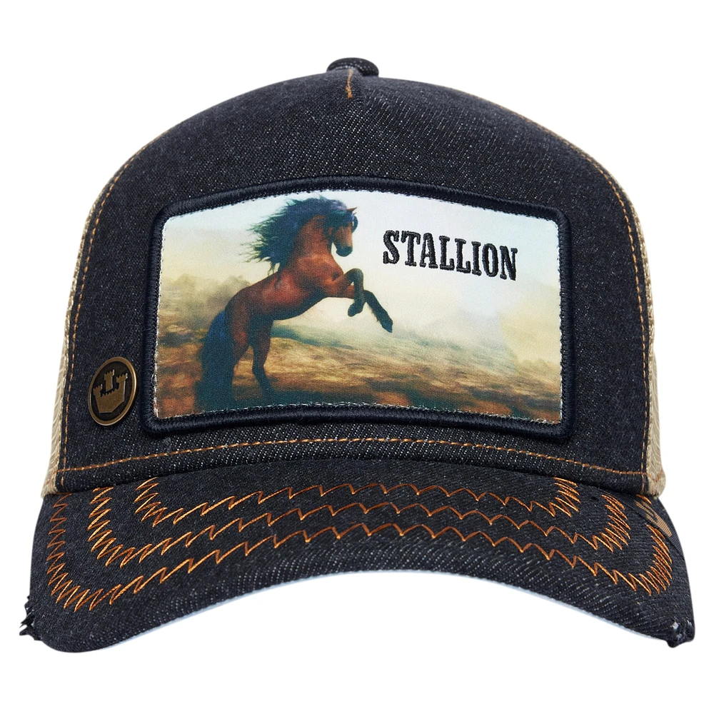 Men's Goorin Bros Charcoal Rodeo Stallion Trucker Adjustable Hat