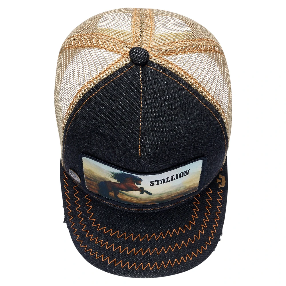 Men's Goorin Bros Charcoal Rodeo Stallion Trucker Adjustable Hat