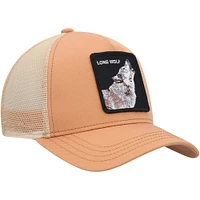 Men's Goorin Bros Tan Lone Wolf Adjustable Trucker Hat