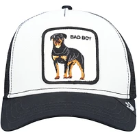 Men's Goorin Bros White The Baddest Boy Trucker Snapback Hat