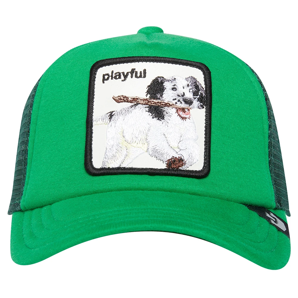 Youth Goorin Bros Kelly Green Playtime Trucker Adjustable Hat