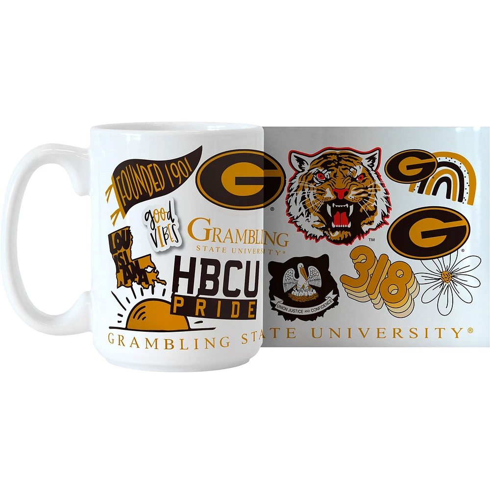 Grambling Tigers 15oz. Native Ceramic Mug