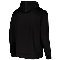 Men's Colosseum  Black Grambling Tigers Blackout 3.0 Pullover Hoodie