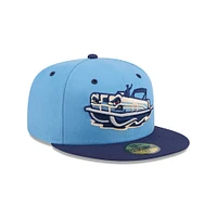 Men's New Era  Light Blue Great Lakes Loons Theme Nights 59FIFTY Fitted Hat