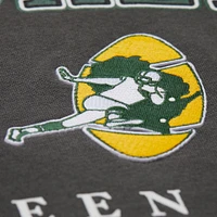 Mitchell & Ness  Gray Green Bay Packers Slot Pullover Hoodie