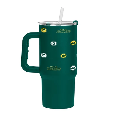 Gobelet à revêtement en poudre Step and Repeat de 24 oz des Packers de Green Bay