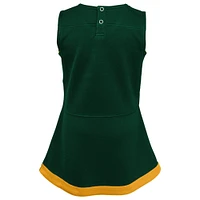 Girls Toddler Green Bay Packers Cheer Captain Dress with Bloomers