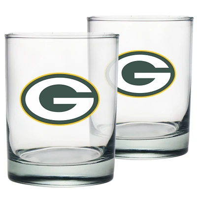 Ensemble de 2 verres Rocks Packers de Green Bay Packers 13,5 oz