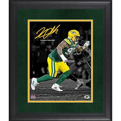 Photographie encadrée de Kenny Clark, Packers de Green Bay, 11" x 14"