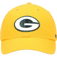 Men's '47 Gold Green Bay Packers Secondary Clean Up Adjustable Hat