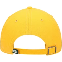 Men's '47 Gold Green Bay Packers Secondary Clean Up Adjustable Hat