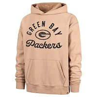 Sweat à capuche Dusted Bowline River pour homme '47 Khaki Green Bay Packers