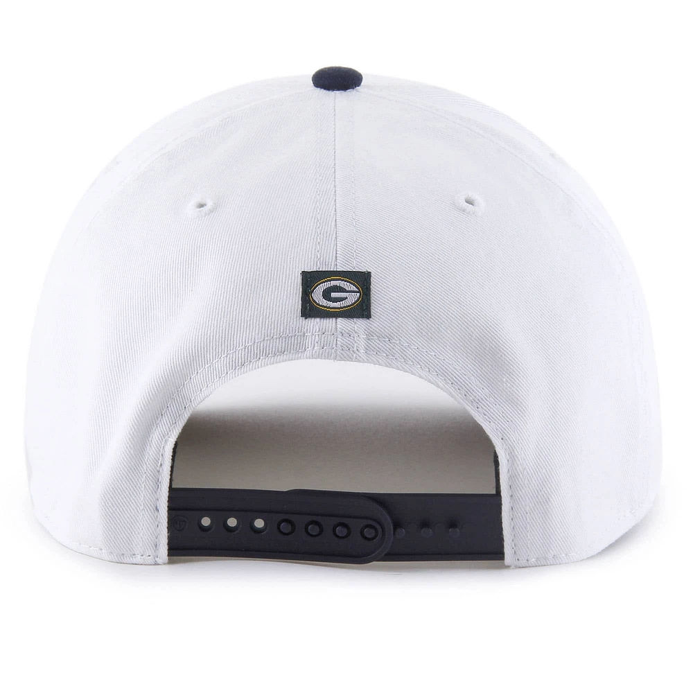 Men's '47 White Green Bay Packers Patriotic Overhand Hitch Adjustable Hat