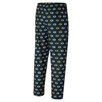 Men's Concepts Sport Green Bay Packers Record Allover Print Knit Pants