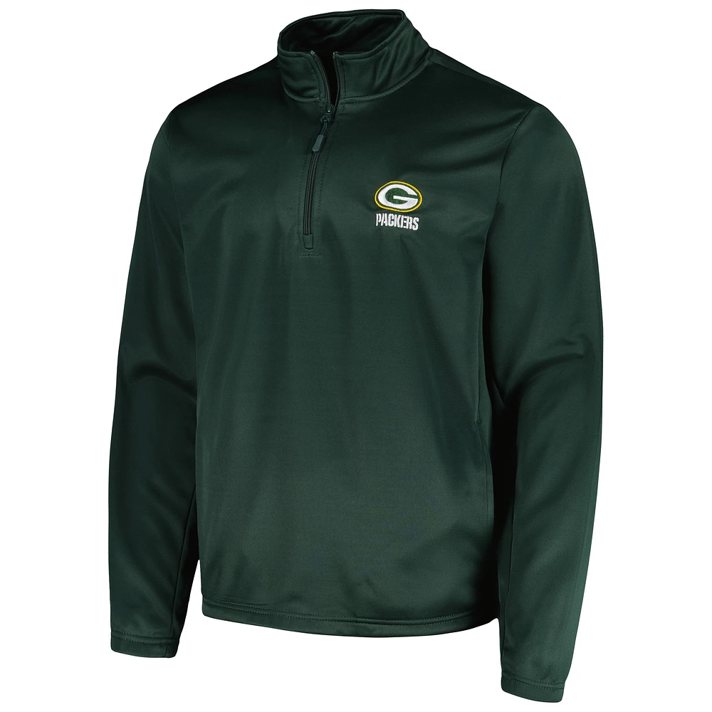 Men's Dunbrooke Green Bay Packers All-Star Tech Quarter-Zip Top