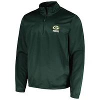Men's Dunbrooke Green Bay Packers All-Star Tech Quarter-Zip Top