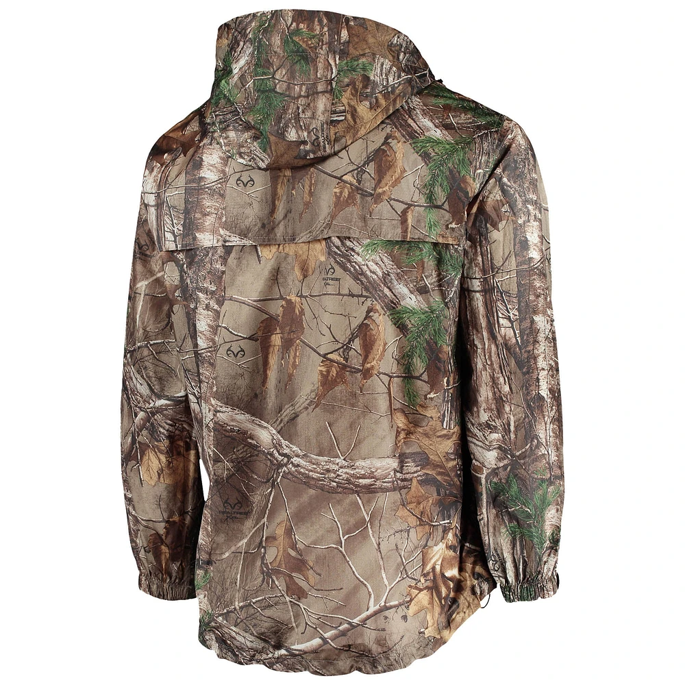Dunbrooke Realtree Camo Green Bay Packers Circle Sportsman Veste imperméable repliable à fermeture éclair intégrale pour homme