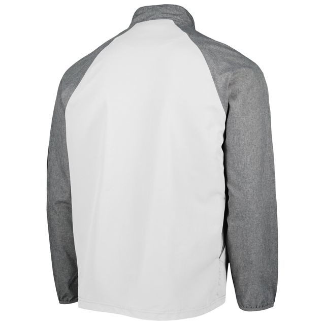 Veste coupe-vent Dunbrooke Green Bay Packers Hurricane Raglan pour homme avec fermeture éclair intégrale