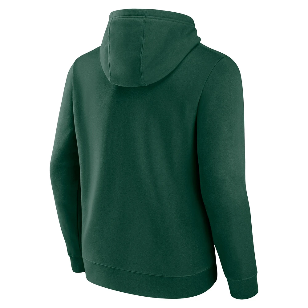 Men's Fanatics Green Bay Packers Pylon Outline Pullover Hoodie