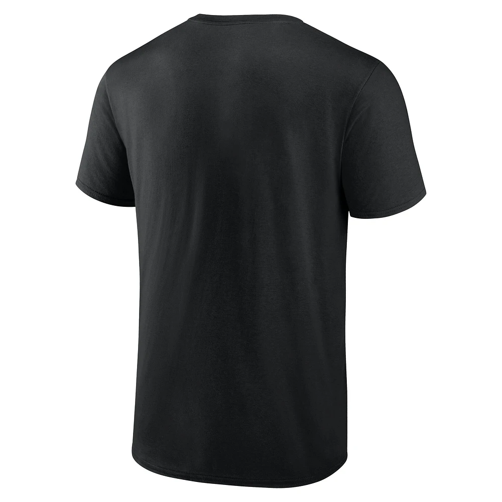 T-shirt graphique pour homme Fanatics Jordan Love Black Green Bay Packers Notorious Player