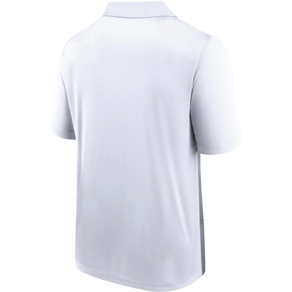 Men's Fanatics White/Gray Green Bay Packers Parameter Polo