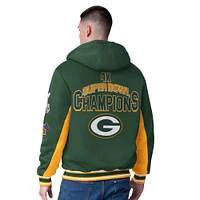 Men's G-III Extreme Green Bay Packers No Huddle Commemorative Full-Zip Hoodie Jacket
