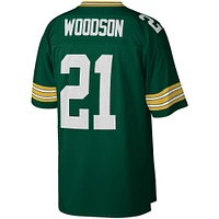 Maillot réplique Mitchell & Ness Charles Woodson vert Green Bay Packers pour hommes