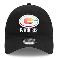 Men's New Era  Black Green Bay Packers 2023 NFL Crucial Catch 9TWENTY Adjustable Hat